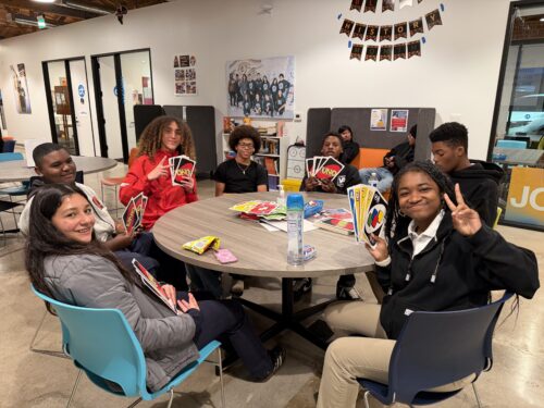 crenshsw scholars playing games